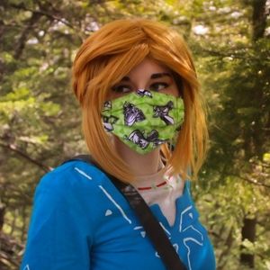Pleated Face Mask - Zelda, Pokemon, DC Comics+more